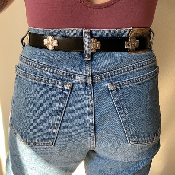 Fossil Black Leather Belt - Picture 4 of 11